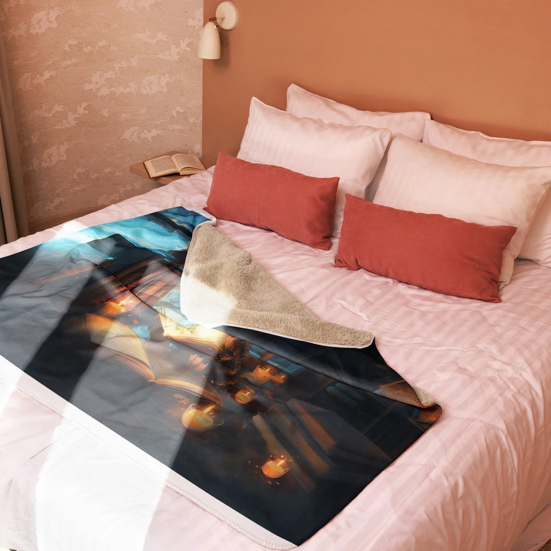 Sherpa Blanket Ember Frostwing 50x60