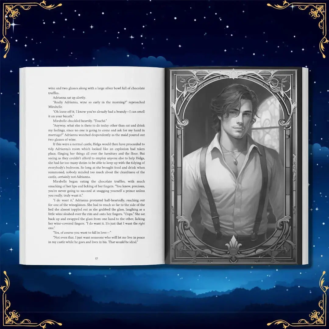 Fantasy Paperback once-upon-thyme deluxe black and white  Sam