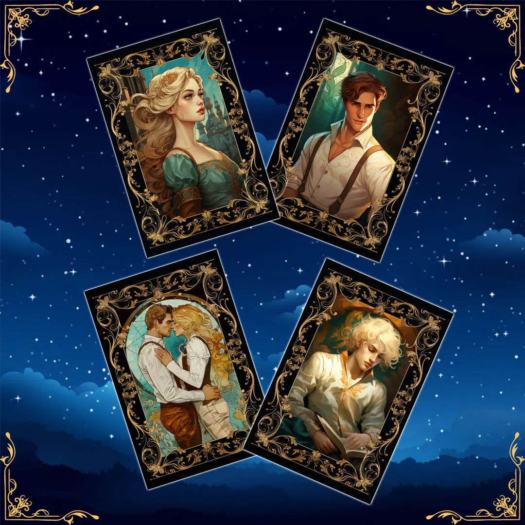 4 x Character art cards Celine Jeanjean Books