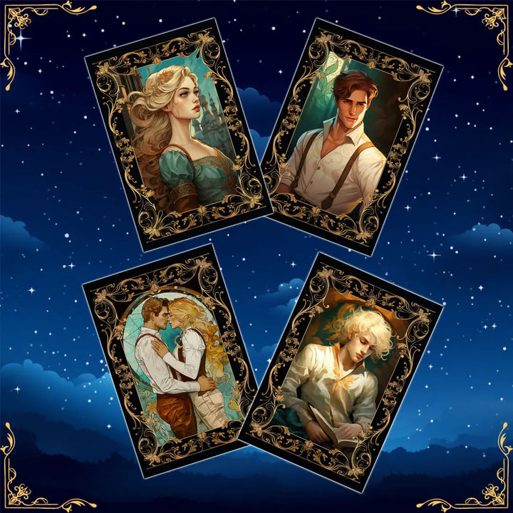 4 x Character art cards Celine Jeanjean Books