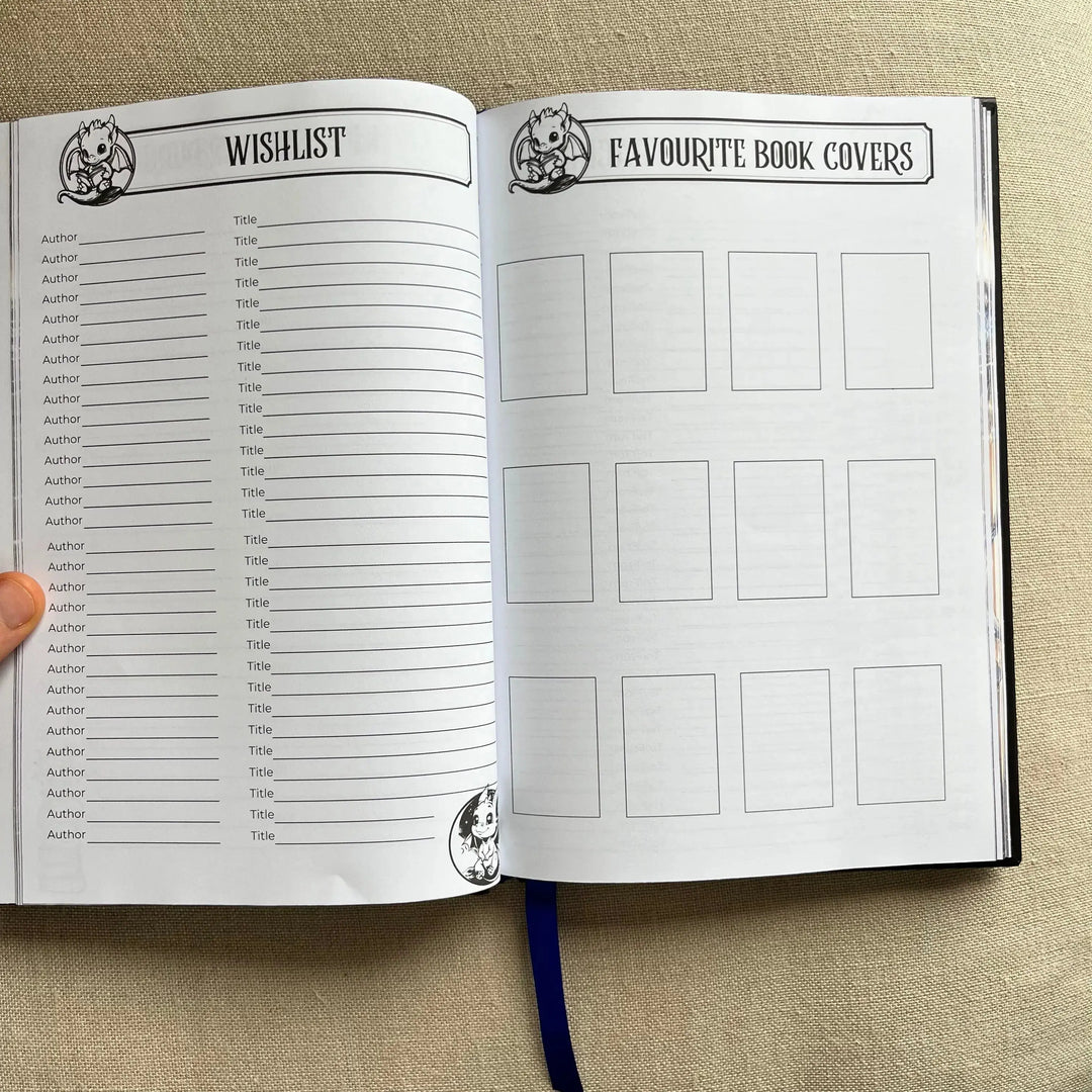 Book Dragon - Dual set of reading journals Celine Jeanjean Books