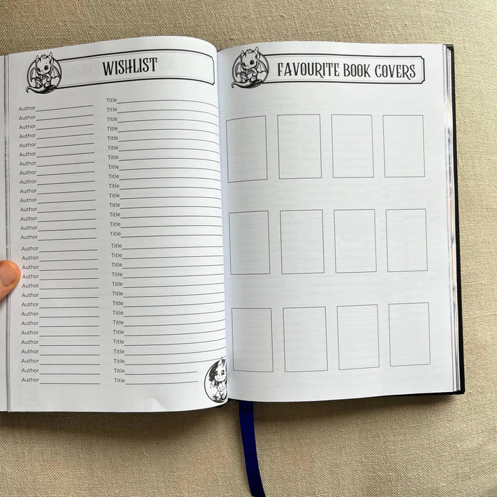 Book Dragon - Dual set of reading journals Celine Jeanjean Books