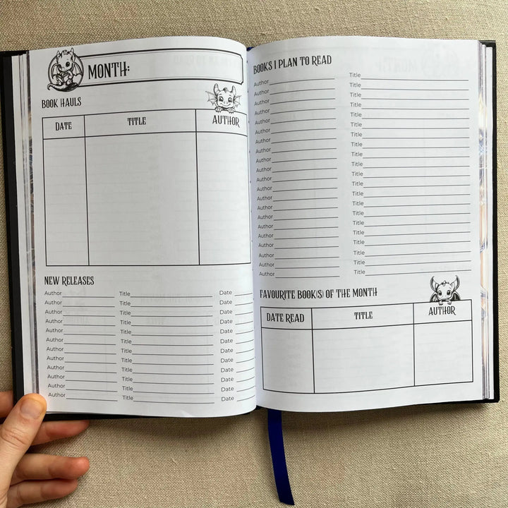 Book Dragon - Dual set of reading journals Celine Jeanjean Books