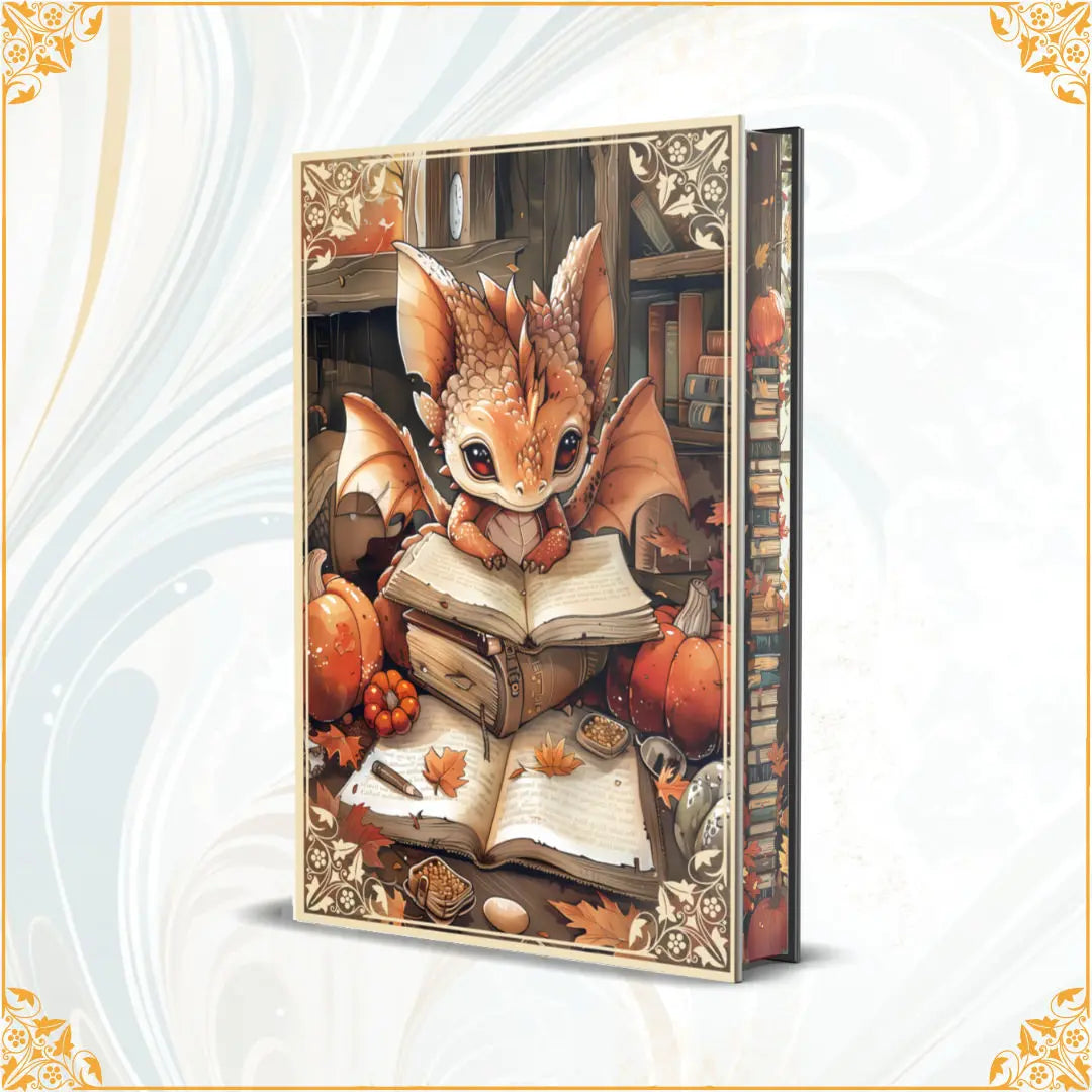 Book Dragon  - Cutie-Pie Hardcover Reading Journal Celine Jeanjean Books