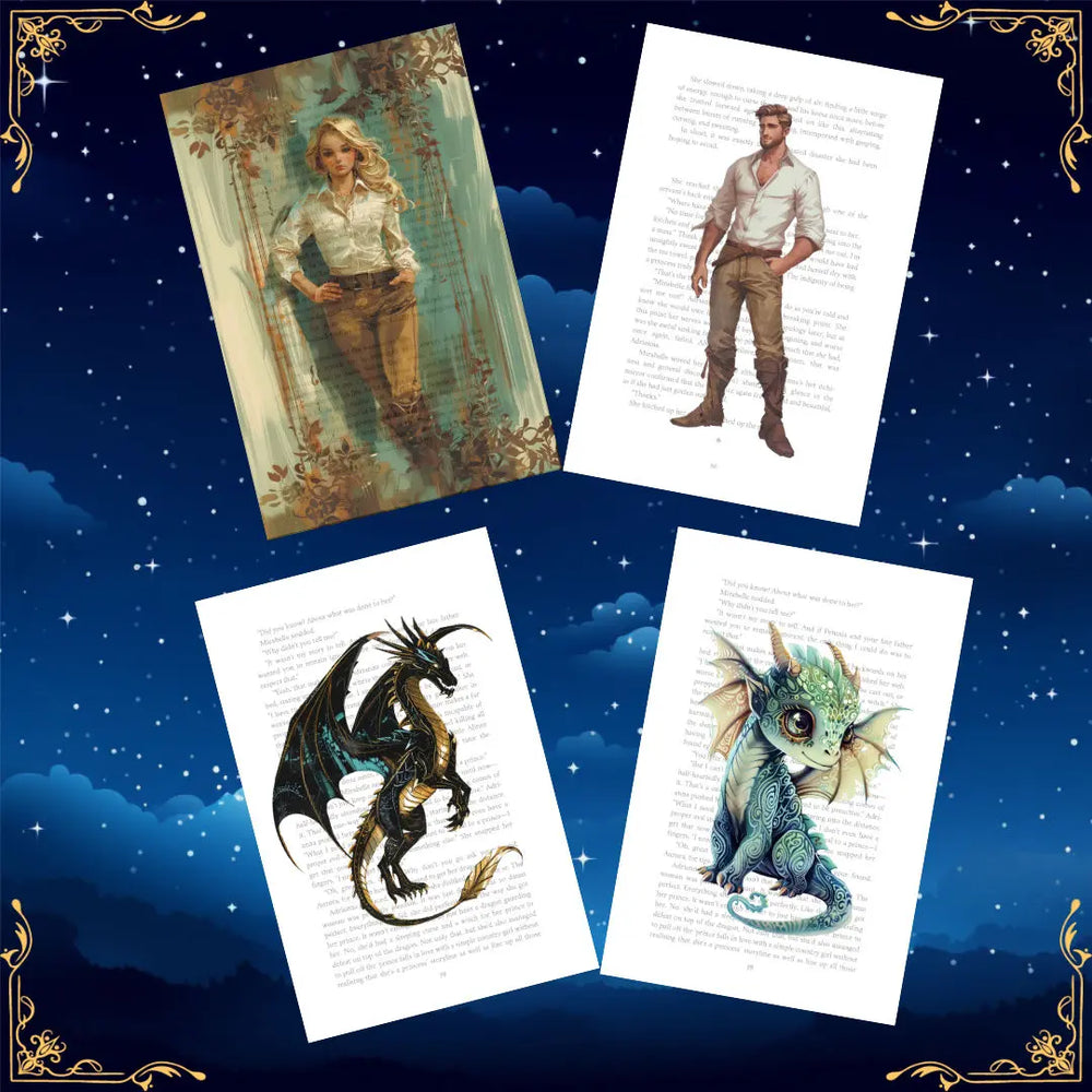 Once-Upon-Thyme - 4 x Vellum inserts Celine Jeanjean Books