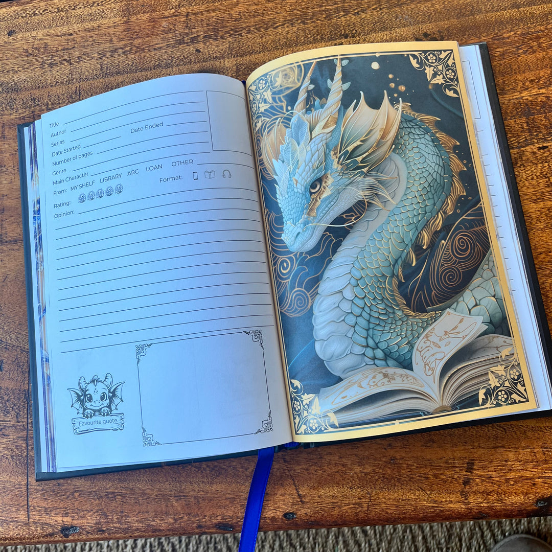 Book Dragon - Dual set of reading journals Celine Jeanjean Books