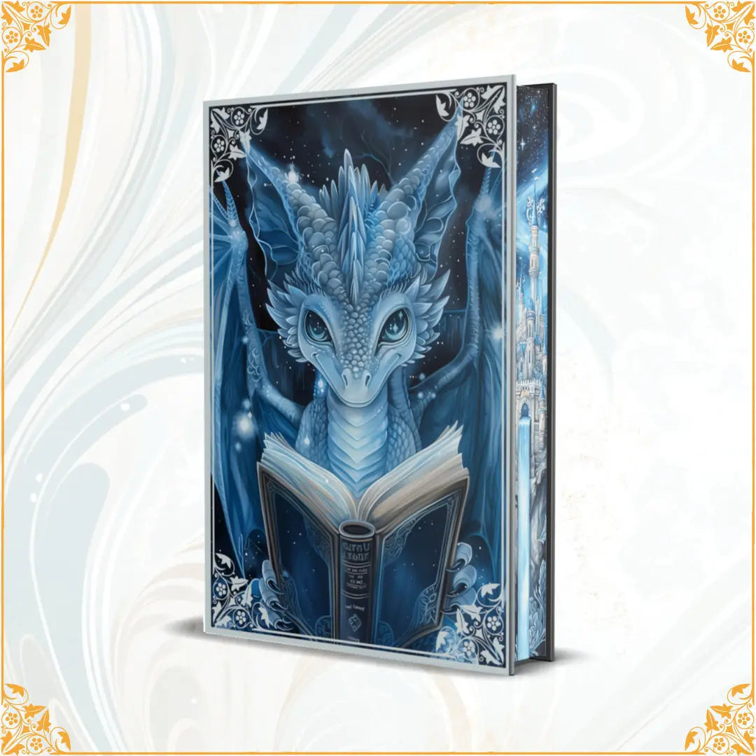 Book Dragon - Azurewing Hardcover Reading Journal Celine Jeanjean Books