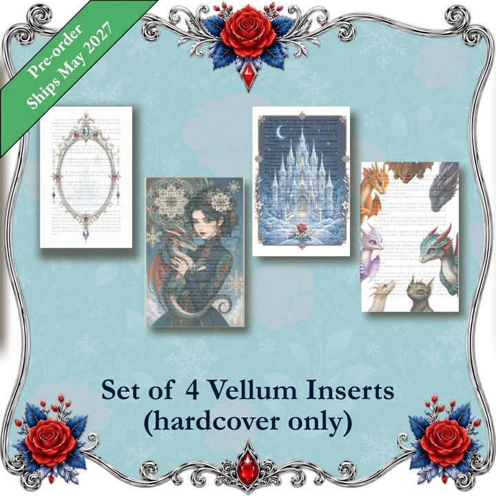 Snow Is White and the 7 Dragons | Set of 4 Vellum Inserts