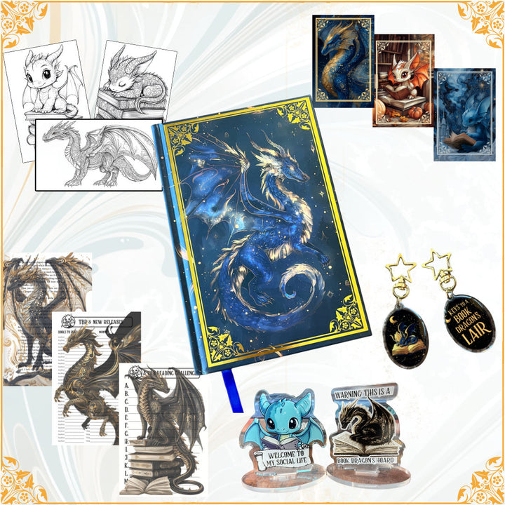 Starlight Hardcover Reading Journal Book Box