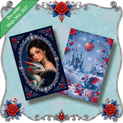 Postcard update, art card, sticker
